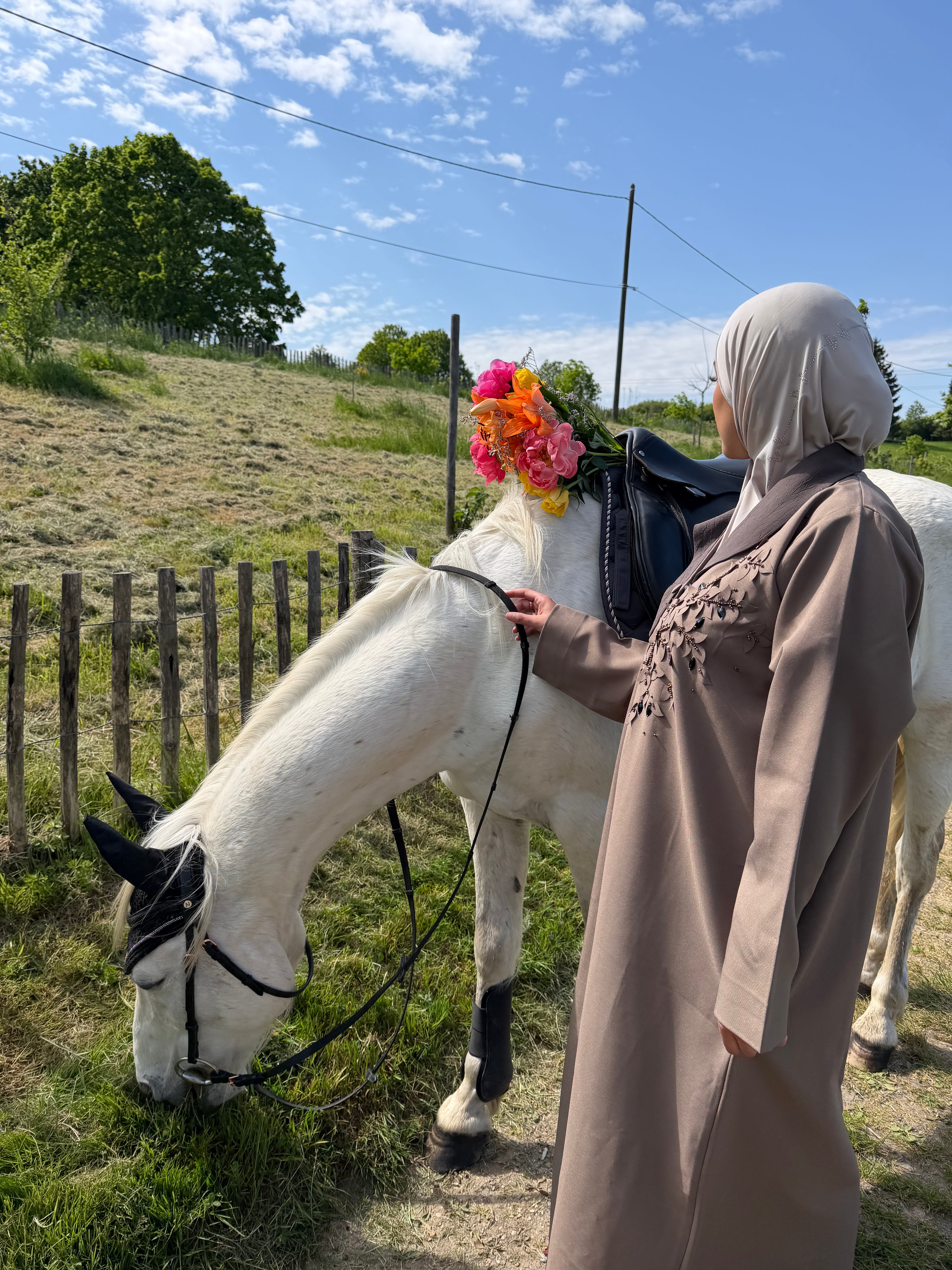 Abaya Nayla Taupe